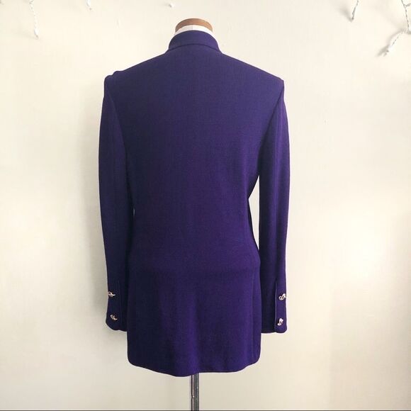 St. John Purple Jacket Blazer NWT $850 - Picture 6 of 8